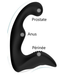 Plug anal double pénétration 12 programmes USB - CR-CAW010